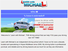 Tablet Screenshot of learnwithmichael.com